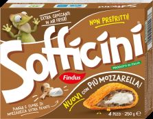 FINDUS Sofficini Funghi Mozzarella 250g