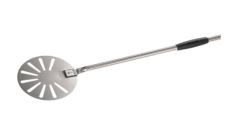 GI METAL R-20F Palettino Pizza Forato Tondo in Acciaio Inox FIX