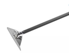 GI METAL AC-RS/180 Rastrello Acciaio Inox Recupero Corpi Solidi 24x4cm/180cm FIX