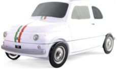 NOVITALIABOX Fiat 500 koekblik ITALIAN wit