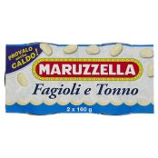 MARUZZELLA Fagioli e Tonno 2x160g   
