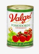 VALGRI Pomodorini basilico 400g