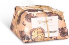 VERGANI Panettone Tre Cioccolati Incartato 750g