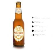 MENABREA Birra Ambrata 5% 24x33cl glas 