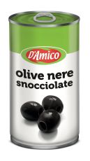 D'AMICO Olive nere snocciolate 340g