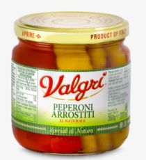 VALGRI Peperoni arrostiti 340g glas  