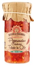 DELIZIECALABRIA Peperoncino tritato 135g (glas)