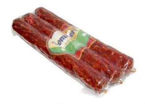 BOMBIERI Salsiccia tipo Napoli dritta piccante prijs x kg (±1,30 Kg)