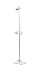 GI METAL AC-BS 200/1 Portapala Singolo con Base in Marmo (h220) FIX