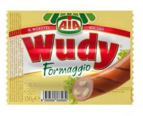 AIA Wudy al formaggio 150g